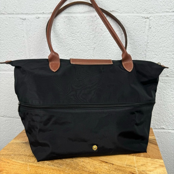 Longchamp Le Pliage Expandable Tote Black - Picture 4 of 16